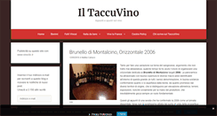 Desktop Screenshot of iltaccuvino.com